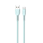 Basic Tech 3ft Micro USB Cable - Blue-Braided for extra Durability