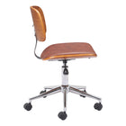 Zuo Duravel Office Chair - Brown-Dimensions: 24.8" L x 24.8" W x 34.8" H