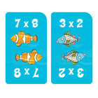 School Zone Publishing Math War Multiplication Game Cards -Numbers written in bold, block-style