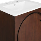 Modway Appia 24" Bathroom Vanity - Walnut/White-8