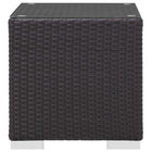 Modway Convene Outdoor Patio Side Table - Espresso-Water & UV Resistant
