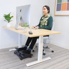 Mount-It! Dual Pedal Ergonomic Footrest - Black-Dynamic design with independent foot pedals allows for intuitive movement and improved circulation