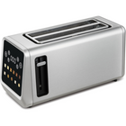 Salton Touchscreen Long Slot 4 Slice Toaster - Stainless Steel-Touchscreen controls : choose your browning, your bread and go! 