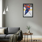 Connor Mcdavid Edmonton Oilers - Framed Canvas - 22" x 31"-Ready to hang - arrives fully assembled