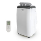 BLACK+DECKER 6,000 BTU SACC/CEC Portable Air Conditioner-QUIET & POWERFUL - Our 6,000 BTU SACC/CEC (10,000 BTU ASHRAE) compact air conditioner (17.32 x 13.2 x 27.2 inches and 54.8 lbs.) will keep you cool and comfortable all summer. An adjustable fan speed, with up and down auto air swing, cools the air to 61 degrees Fahrenheit at the coolest setting. Sleep mode makes it extra quiet while you rest, 52dB on highest setting. Controller type: Remote Control