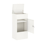 Ceha Canada Large Parcel Drop Box - 21" W x 16" D x 41" H - White-WEATHER-RESISTANT DESIGN: The top rain overhang and gasket seals make these delivery boxes highly resistant to harsh weather conditions, including rain, snow, and typhoons. Your packages remain protected, clean, and intact even in extreme weather