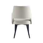 Manhattan Comfort Tremont 22.8" Modern Leatherette Upholstered Dining Arm Chair - Stone - Set of 2-Minimal Assembly Required. Hardware Included