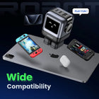 UGREEN Robot 65W GaN Fast Charger - 1x USB-A/2x USB-C-LED Display: The face of the little robot is an LED display that can display different expressions (different expressions correspond to different charging states), making charging more than just waiting. Please note that the LED display will only light up when plugged into the power strip.
