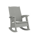 Suncast Rocking Chair with Storage - Dove Grey-375 Lbs. Weight Capacity.