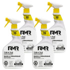 RMR Solutions Tub & Tile Cleaner - 32oz - 4 Pack-The foaming action of RMR Tub & Tile Cleaner will not only give you more control over where you spray, but it is also an added surfactant to really cling to those tricky bathroom surfaces.