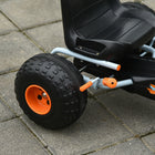 Aosom Kids Cute Style Pedal Go Kart - Light Blue-Simple assembly is required 