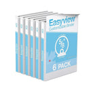 Davis Group Easyview Premium Binder - Round Ring - Customizable - 5/8" - White - 6 Pack-3 Ring Binder