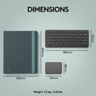 Logitech Casa Pop-Up Desk - Classic Chic-Disclaimer: Uses FSC-certified paper for responsible packaging, certified carbon neutral 