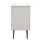 Modway Harvest 36" Bathroom Vanity - Grey/White-Integrated Basin Countertop