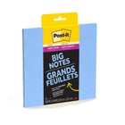 Post-it Super Sticky Big Pad - 8" x 8" - 1 Pad - 30 Sheets - Blu Denim-Post-it Super Sticky Notes: Stick and restick so your ideas don't go unnoticed