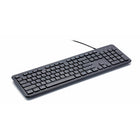 Basic Tech Wired Keyboard - French Layout - Black-Low profile soft-touch keyboard for less noise when typing