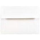 JAM Paper A6 Foil Lined Invitation Envelopes - 4.75" x 6.5" - White with Silver Foil - 50 Pack -Quantity: 50/pack, Mail to impress