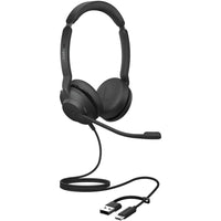 Jabra Evolve2 30 SE Stereo USB-C/A Headset - Teams-A reinforced steel headband and specialized design exerts gentle, evenly distributed pressure throughout the day.