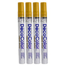 Marvy Uchida Bold Paint Marker - Gold - 4 Pack-Paint marker for creating innovative artwork