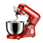 Frigidaire 6-Speed Retro Stand Mixer - 6.2 L - Red-Features a lifting mechanism with a safety switch for using the mixer safely and easily