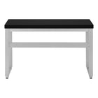 Monarch Specialties 7684 48" Computer Desk - Black/Adj.Height/ Silver Metal-9