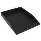 Korr Front Load Legal Tray - Black-Dimensions: 2.4" x 10.4" x 14.9"