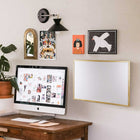 Office Works Dry-Erase White Board, Pack of 6, 17 x 23 inches, White-Measurement: small dry erase whiteboard measures 23.5"L x 17.5"H without the frame