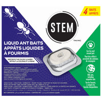 STEM Liquid Ant Baits - 4 Pack-This ant killer starts killing within 24 hours by destroying the colony and queen