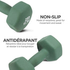 PurAthletics Dumbbell - 25 lbs.-Durable Vinyl Covered