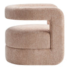Modway Jaylin Upholstered Chenille Accent Chair - Blush-Sinuous Spring Support