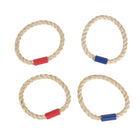Triumph Wooden Ring Toss - Blue-Set assembles in seconds by tightly securing each peg to the stackable base