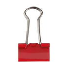 JAM Paper Colourful Binder Clips - Small - 3/4" - Red - 25 Pack-Quantity: 25 Clips per Pack | Durable and Reusable
