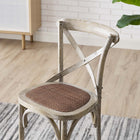 Modway Gear Counter Stool - Grey-Weight Capacity: 330lbs.