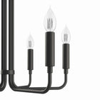 Modway Rekindle 6-Light Chandelier - Black-Professional Installation Required
