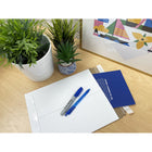 Stayflats Mailers - 9" W x 11-1/2" L - White - 100 Pack-Pull tape and fold flap to secure envelope