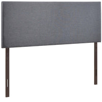 Modway Region Upholstered Queen Headboard - Smoke-Contemporary headboard