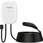 Emporia Classic Level 2 40A EV Charger with 24' Cable - NACS (TESLA) - NEMA 14-50 Plug - White-No adapter required for tesla and nacs vehicles allowing direct charging with a dedicated nacs connector, supports functionality similar to tesla chargers including remote opening of the charging port door for added convenience