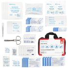 BIOS Living  First Aid Kit - 100 pieces -Kit Dimensions: 10 x 6.5 x 3.9" / 25.5 x 16.5 x 10 cm