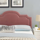 Modway Belinda Performance Velvet King/California King Headboard - Dusty Rose-Performance Velvet