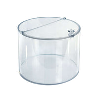 Azar Acrylic Container - 7.87" L x 6.5" H - Clear-Material: Acrylic