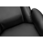 Monarch Specialties 7344 Ergonomic Leather-Look Office Chair - Black-7