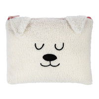 Pep Rally Sherpa Pouch - Bonjour Bestie-Soft sherpa fabric for a plush feel