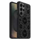 OtterBox Symmetry Cactus Leather Embroidery Cell Phone Case for Galaxy S26 Ultra-Metal buttons elevate the tactile experience