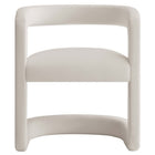 Modway Winslow Performance Velvet Barrel Accent Chair - Alabaster-8