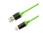 Spark Electronics Mfi Apple Certified Premium Quality 8 Pin Lightning To Usb Sync Cable, Green-Apple certified, MFI lightning cable. 100% compatible, no warning message