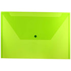 JAM Paper Plastic Envelopes with Snap Closure, Legal Booklet, 9.75 x 14.5, Lime Green Poly, 12 Pack (219S0LI)-Lime Green Plastic Snap Closure Legal Document Envelope