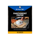 Razor Parchment Paper - 50 Pack -Perfect for lining cookware, smashing burgers or pressing paninis