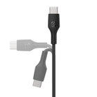 Scosche USB-C to USB-C Charging Cable - 4' - Black-60w USB-C power delivery fast charging - supports up to 60w / 3a output for rapidly charging USB-C smartphones, tablets, laptops, power banks, and other compatible devices