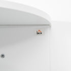HOMCOM Wall Mount Medicine Cabinet with Mirror - White-Overall Dimension: 26" W x 6.75" D x 24.75" H (66 x 17 x 63 cm)  