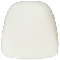 Flash Furniture Hard Ivory Fabric Chiavari Chair Cushion-Firm Chair Cushion